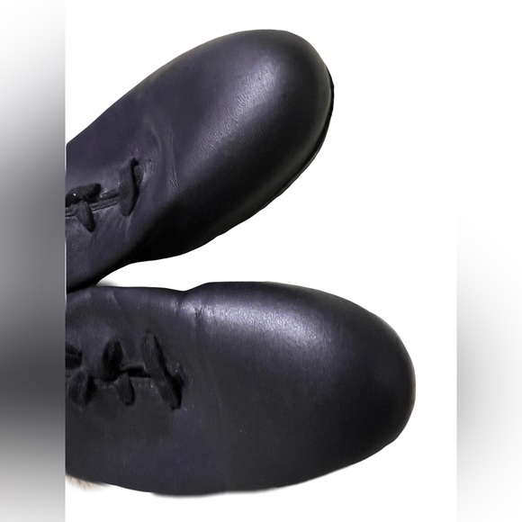 Capezio Tap Shoes Cadence SplitSole Black Genuine Leather Sz8/39 Vintage - Picture 10 of 13